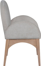 Load image into Gallery viewer, Waldorf - Chenille Dining Arm Chair With Natural Legs

