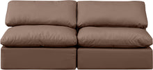 Load image into Gallery viewer, Indulge - Faux Leather 2 Seat Modular Armless Sofa

