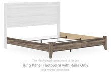 Load image into Gallery viewer, Elbrim - King Panel Footboard With Rails - Brown
