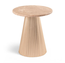 Load image into Gallery viewer, Cindra - Genuine Marble Top And Iron Base Table
