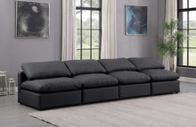 Load image into Gallery viewer, Indulge - Faux Leather 4 Seat Modular Armless Sofa
