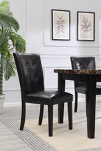 Load image into Gallery viewer, D150 - Dining Upholstered Side Chair (Set of 2) - Dark Brown
