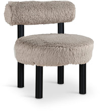 Load image into Gallery viewer, Ambre - Vegan Shearling Fabric Upholstered Accent Chair
