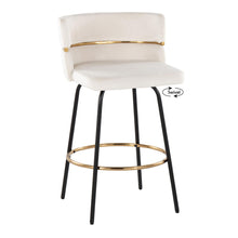 Load image into Gallery viewer, Cinch - Contemporary Fixed Height Counter Stool With Swivel &amp; Round Footrest (Set of 2)
