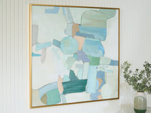 Load image into Gallery viewer, Wynburn - Wall Art - White / Blue / Green
