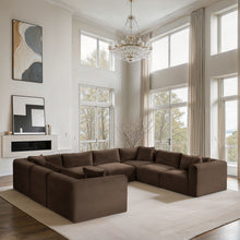 Load image into Gallery viewer, Shaggy - 8 Piece Modular U-Shaped Sectional
