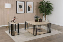 Load image into Gallery viewer, Vertex - Rectangular 3 Piece Occasional Set (1 Coffee &amp; 2 End Tables) - Brown / Black
