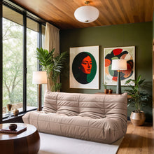Load image into Gallery viewer, Relax - Vegan Leather 77.75" Upholstered Sofa - Tan
