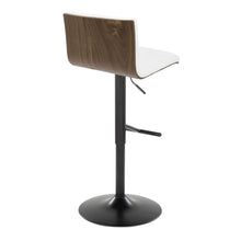 Load image into Gallery viewer, Mason - Contemporary Adjustable Barstool With Swivel With Straight T Footrest (Set of 2)
