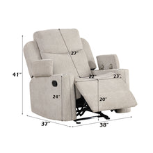 Load image into Gallery viewer, Galya - 3 Piece Living Room Set Sofa Loveseat Chair - Light Gray
