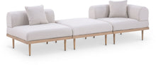 Load image into Gallery viewer, Laguna - 3 Piece Upholstered Outdoor Patio Modular Sofa With Backless Seat And 1 Arm
