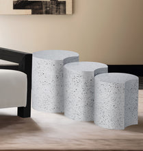 Load image into Gallery viewer, Dimple - 3 Piece Modular End Table - Terazzo Finish
