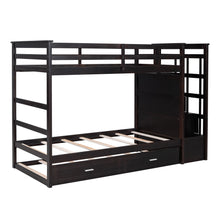 Load image into Gallery viewer, Bunk Bed With Trundle And Staircase
