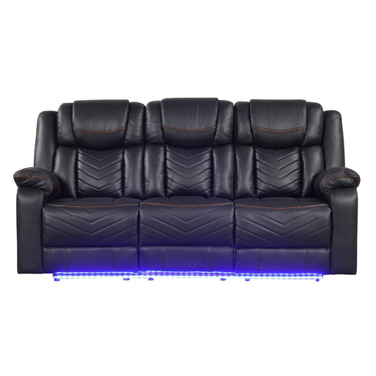 Challenger - LED Power Recliner Sofa