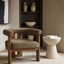 Load image into Gallery viewer, Arienzo - Performance Fabric Upholstered Accent Chair - Walnut Base
