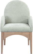 Load image into Gallery viewer, Waldorf - Chenille Dining Arm Chair With Natural Legs
