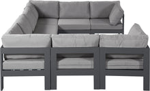 Load image into Gallery viewer, Nizuc - Outdoor Patio 8 Piece Modular Sectional With Gray Frame
