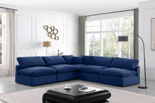 Load image into Gallery viewer, Comfy - 5 Piece Velvet Modular Corner Armless Sectional
