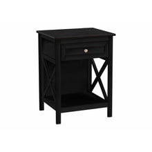 Load image into Gallery viewer, Accent End Table, 2 Tier, Storage Drawer, Transitional Style
