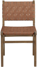 Load image into Gallery viewer, Entwine - Vegan Leather Upholstered Dining Chair - Painted Brown
