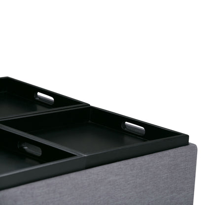 Avalon - Square Coffee Table, Storage Ottoman - Ego Home Furniture