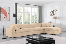 Load image into Gallery viewer, Comfy - 5 Piece Velvet Modular Sectional With Chaise
