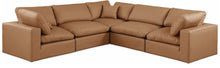 Load image into Gallery viewer, Comfy - 5 Piece Faux Leather Modular Corner Sectional
