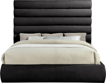 Adam - Chenille Fabric Bed With 70.5" Headboard