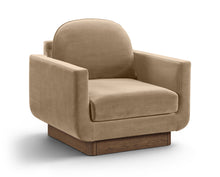 Load image into Gallery viewer, Diviento - Velvet Performance Fabric Upholstered Accent Chair
