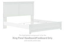Load image into Gallery viewer, Bostwick Shoals - King Panel Headboard/Footboard - White
