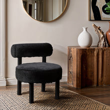 Load image into Gallery viewer, Ambre - Vegan Shearling Fabric Upholstered Accent Chair
