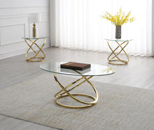 Load image into Gallery viewer, T303 - Table Set (Set of 3) - Gold
