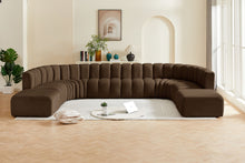 Load image into Gallery viewer, Arc - Velvet 10 Piece Modular Sofa - Brown
