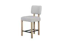 Load image into Gallery viewer, Pagosa - Upholstered Counter Height Stool (Set of 2) - English Knotty Oak / Gray
