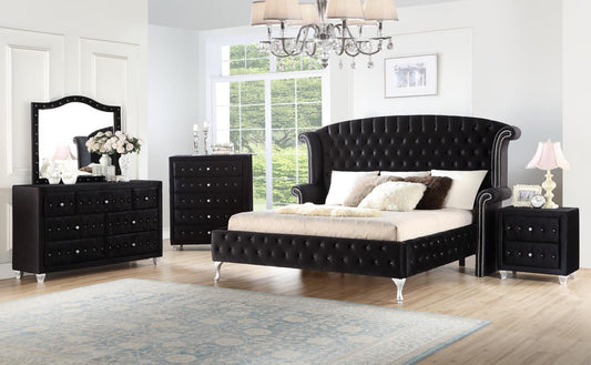 B038 - Velvet Mirror - Black