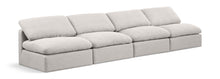 Load image into Gallery viewer, Indulge - Linen 4 Seat Modular Armless Sofa
