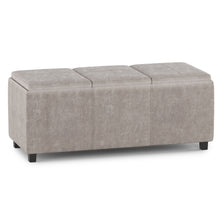 Load image into Gallery viewer, Avalon - Upholstered Storage Ottoman
