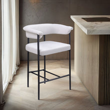 Load image into Gallery viewer, Malin - Linen Counter Stool (Set of 2)
