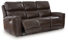 Load image into Gallery viewer, Crossplex - Power Reclining Sofa With Adjustable Headrest - Smoke
