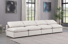 Load image into Gallery viewer, Indulge - Faux Leather 4 Seat Modular Armless Sofa
