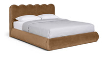 Load image into Gallery viewer, Tempo - Velvet Upholstered Bed

