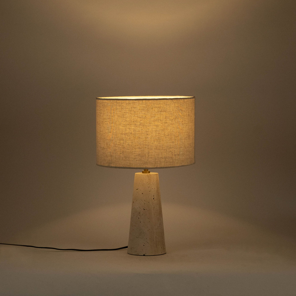 Dolomia - Base And Linen Textured Fabric Shade Table Lamp