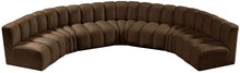 Load image into Gallery viewer, Arc - Velvet 7 Piece U-Shaped Modular Sofa
