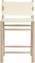 Load image into Gallery viewer, Santos - Upholstered Counter Stool With Stained Natural Base
