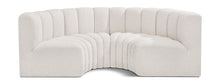 Load image into Gallery viewer, Arc - Boucle Fabric 4 Piece U-Shaped Modular Sofa
