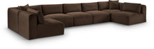 Load image into Gallery viewer, Shaggy - 7 Piece Modular U-Shaped Armless Sectional
