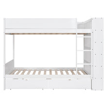 Load image into Gallery viewer, Bunk Bed With 2 Drawers And Multi Layer Cabinet
