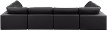 Load image into Gallery viewer, Comfy - 6 Piece Faux Leather Modular Armless Sectional

