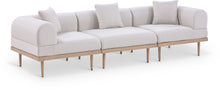 Load image into Gallery viewer, Laguna - 3 Piece Resilient Water Resistant Fabric 106.5" Upholstered Outdoor Patio Modular Sofa
