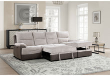 Load image into Gallery viewer, U3822 - Left Side Power Recliner With USB - Beige / Brown
